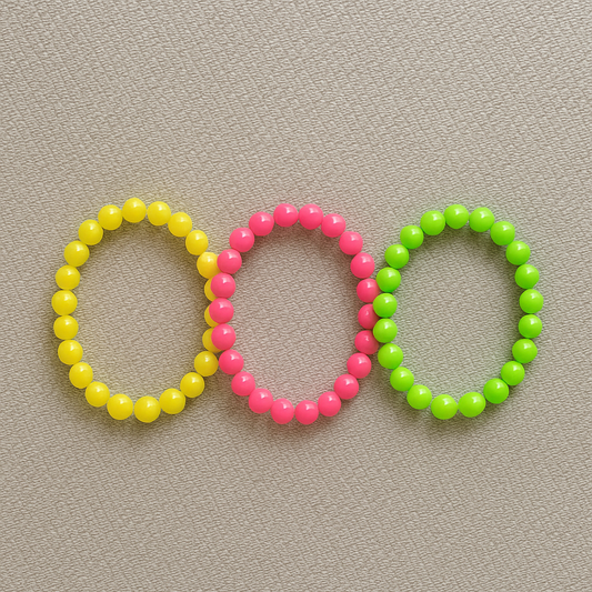 Leuchtendes Perlenarmbänder Set (3er-Pack)